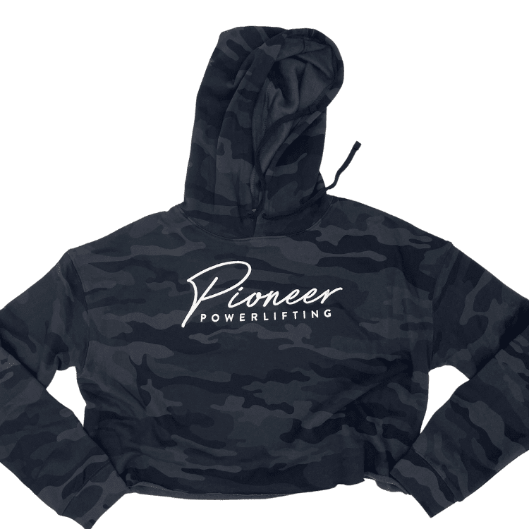 Pioneer Cropped Hoodie Black Camo 9 for 9