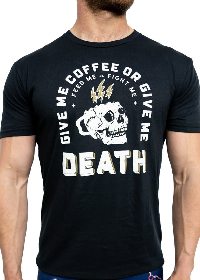 Give Me Coffee or Give Me Death T-Shirt S / Athletic Heather