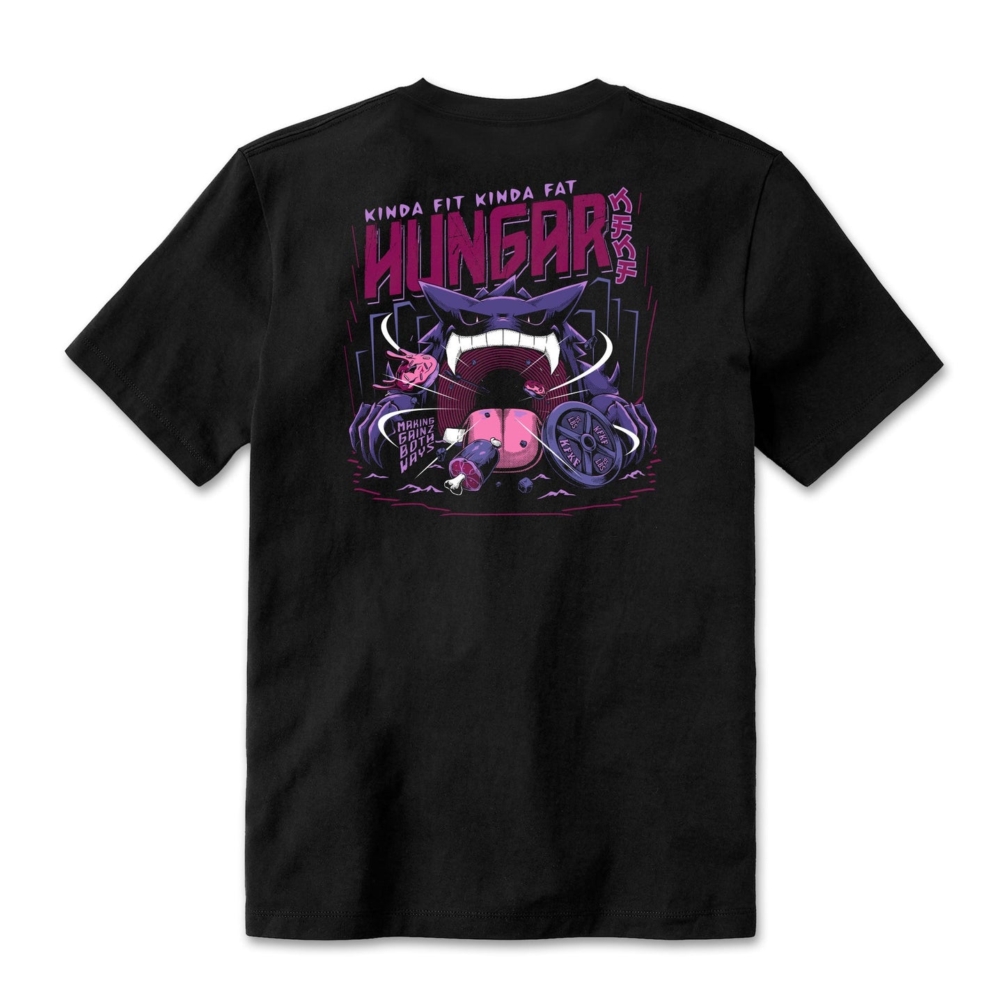 Kinda Fit Kinda Fat Hungar Tee (Black)