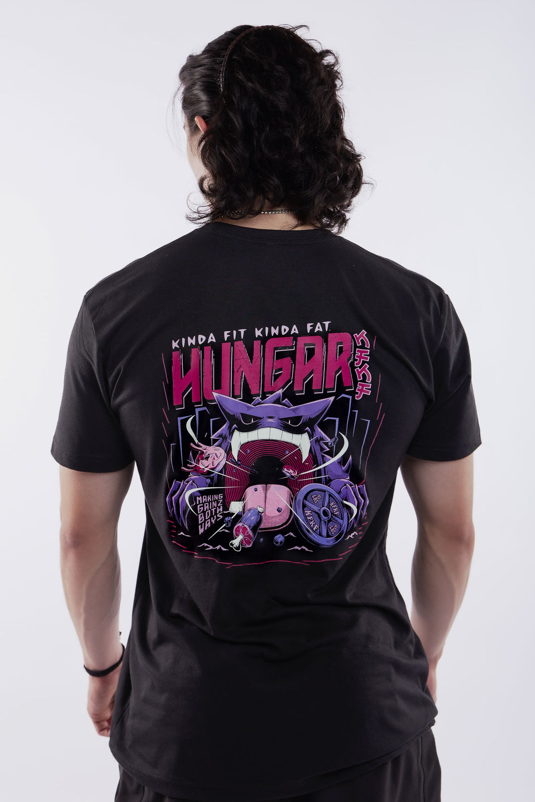 Kinda Fit Kinda Fat Hungar Tee (Black)