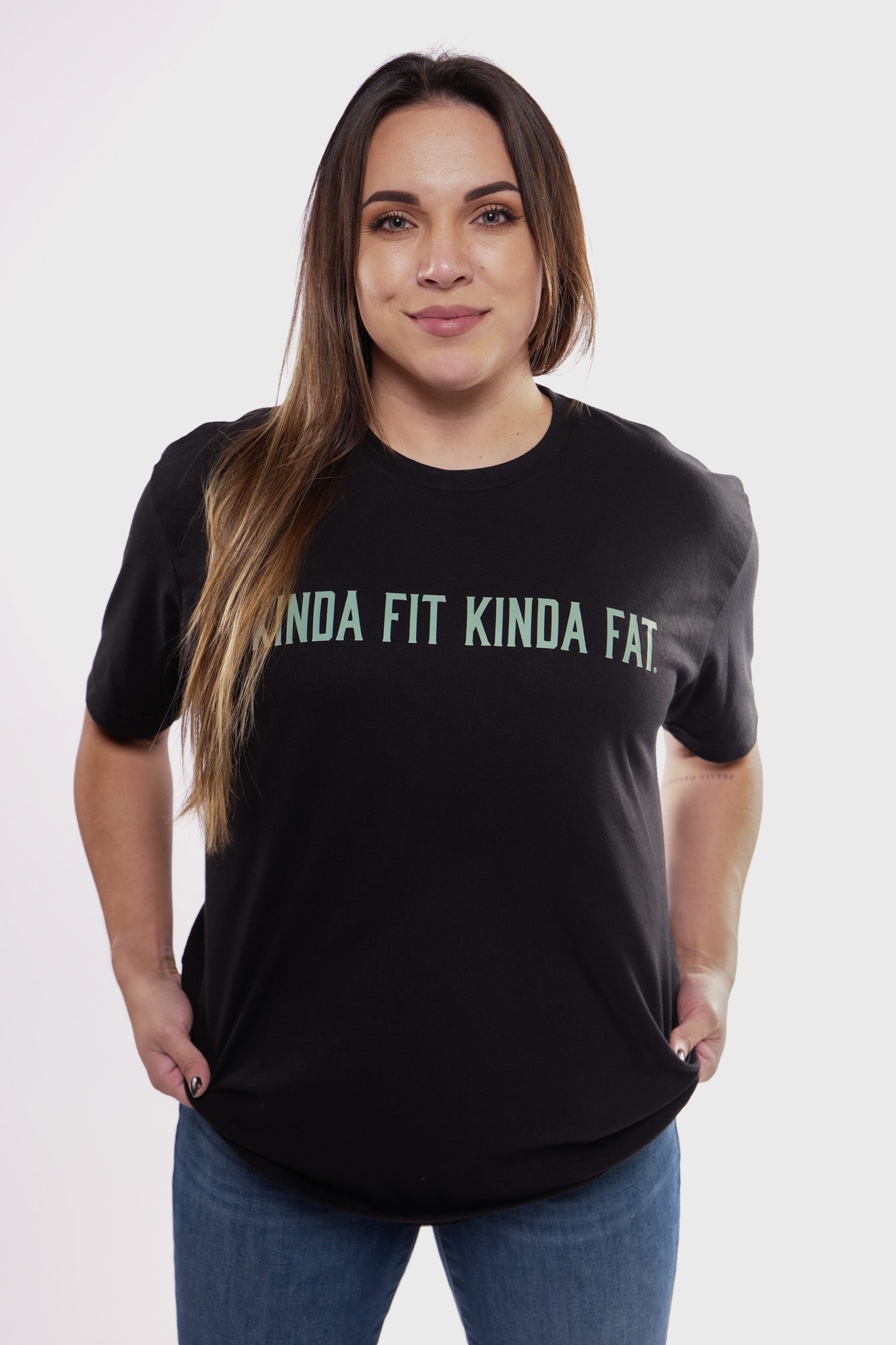 Kinda Fit Kinda Fat Iron Matcha Tee