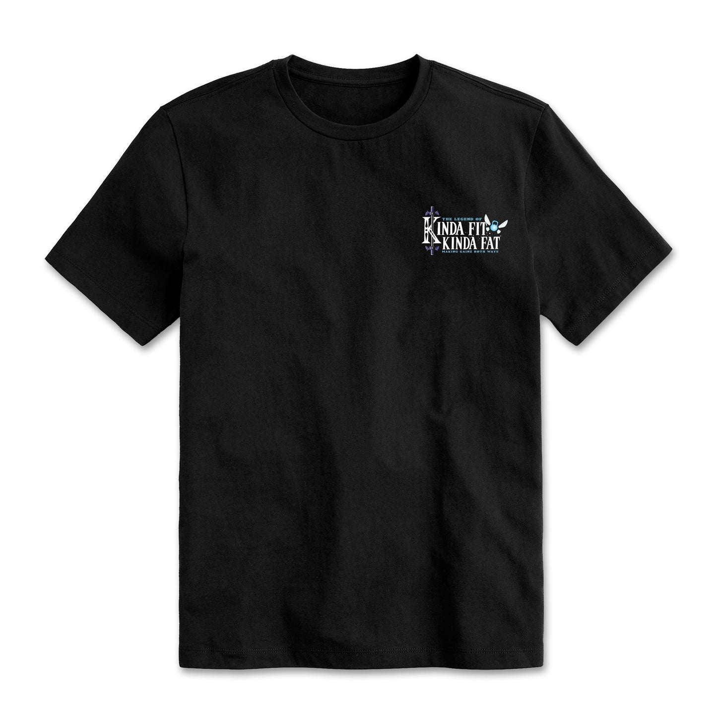 Kinda Fit Kinda Fat Sausage Link Tee (Black)