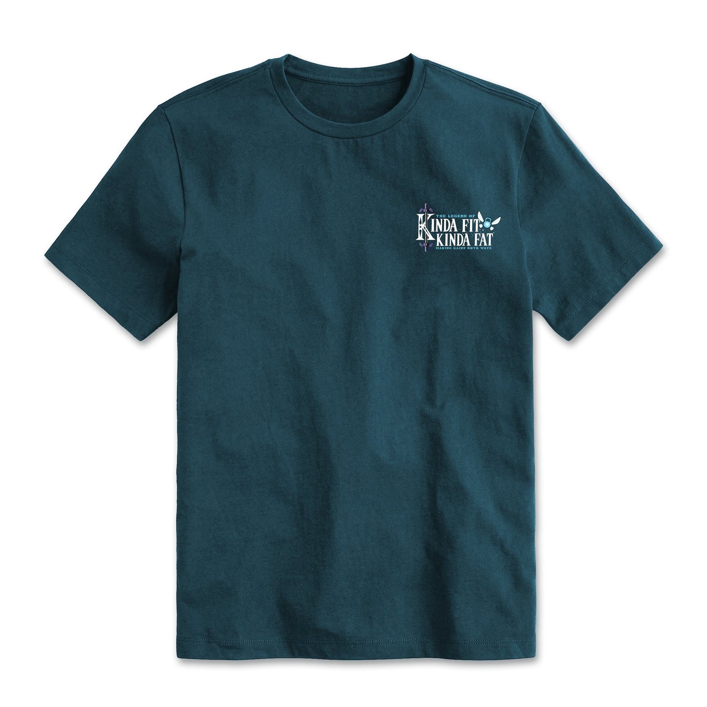 Kinda Fit Kinda Fat Sausage Link Tee (Teal)