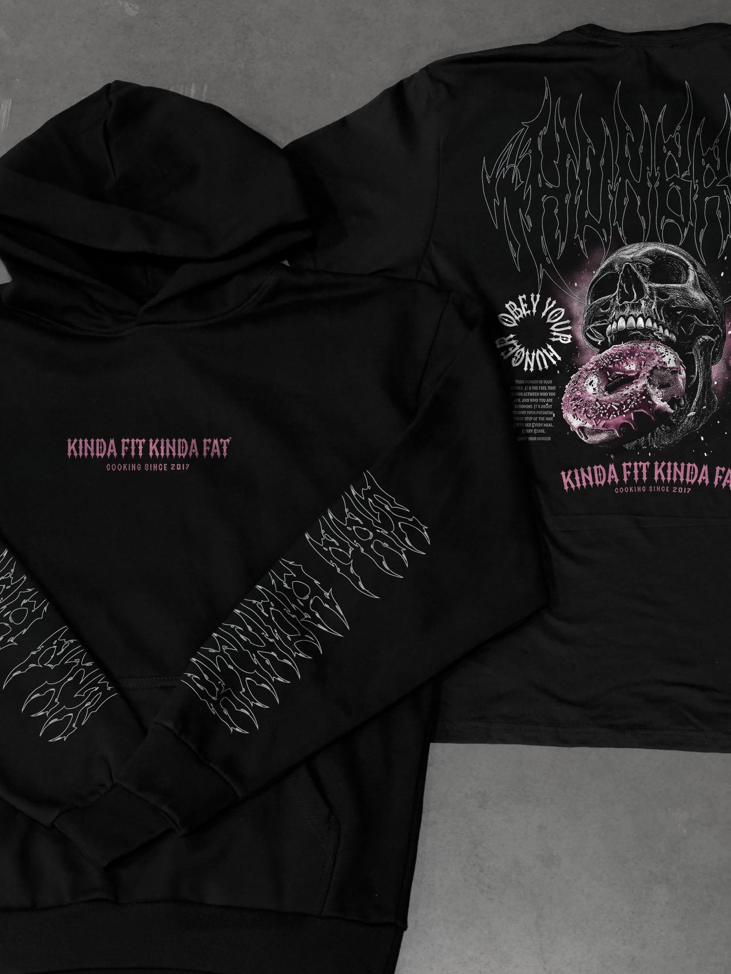 Kinda Fit Kinda Fat Skull Crusher Hoodie