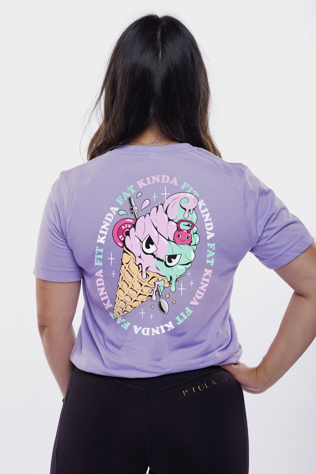 Kinda Fit Kinda Fat Spubroni Tee (Purple)