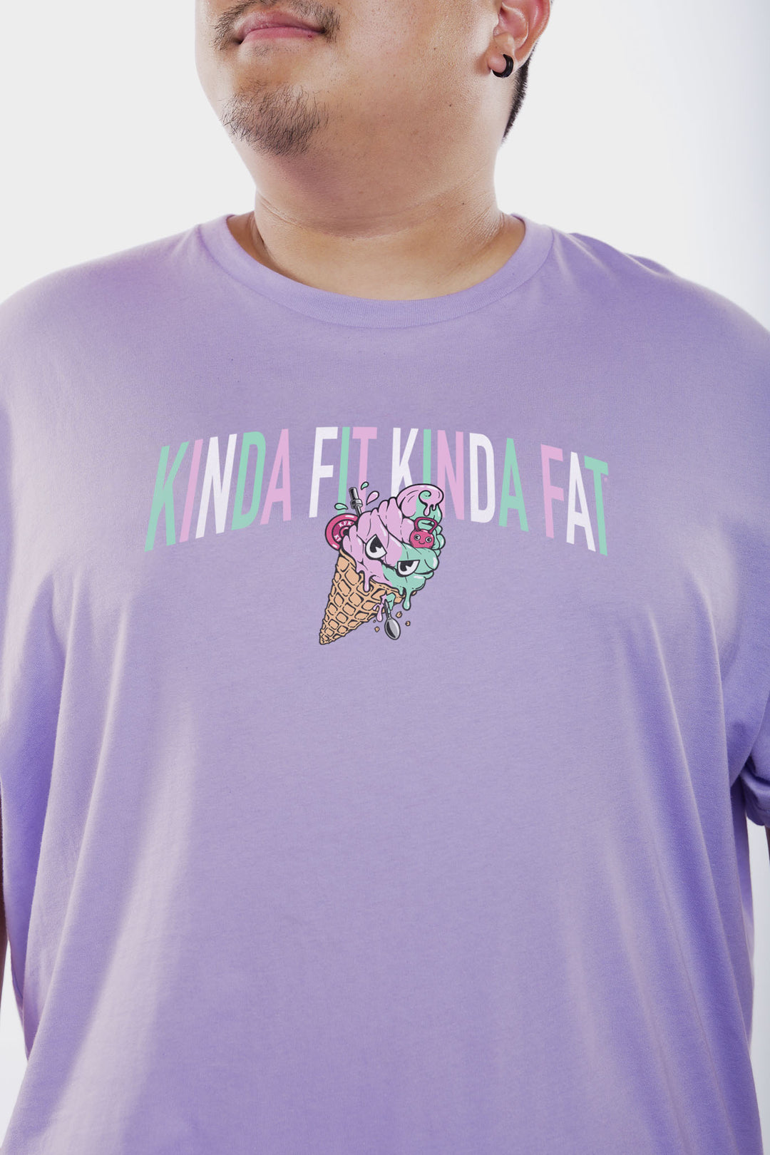 Kinda Fit Kinda Fat Spubroni Tee (Purple)