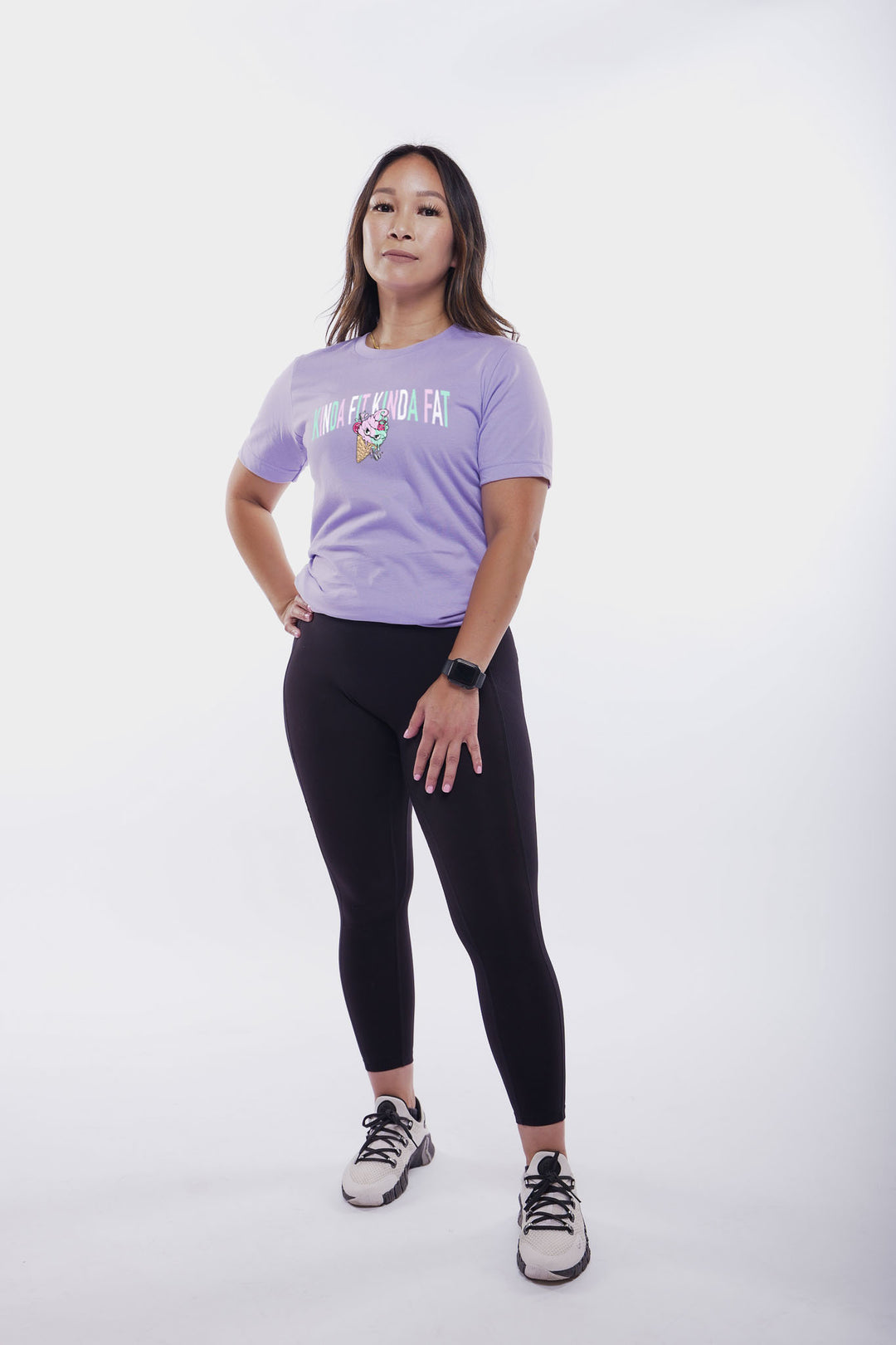 Kinda Fit Kinda Fat Spubroni Tee (Purple)