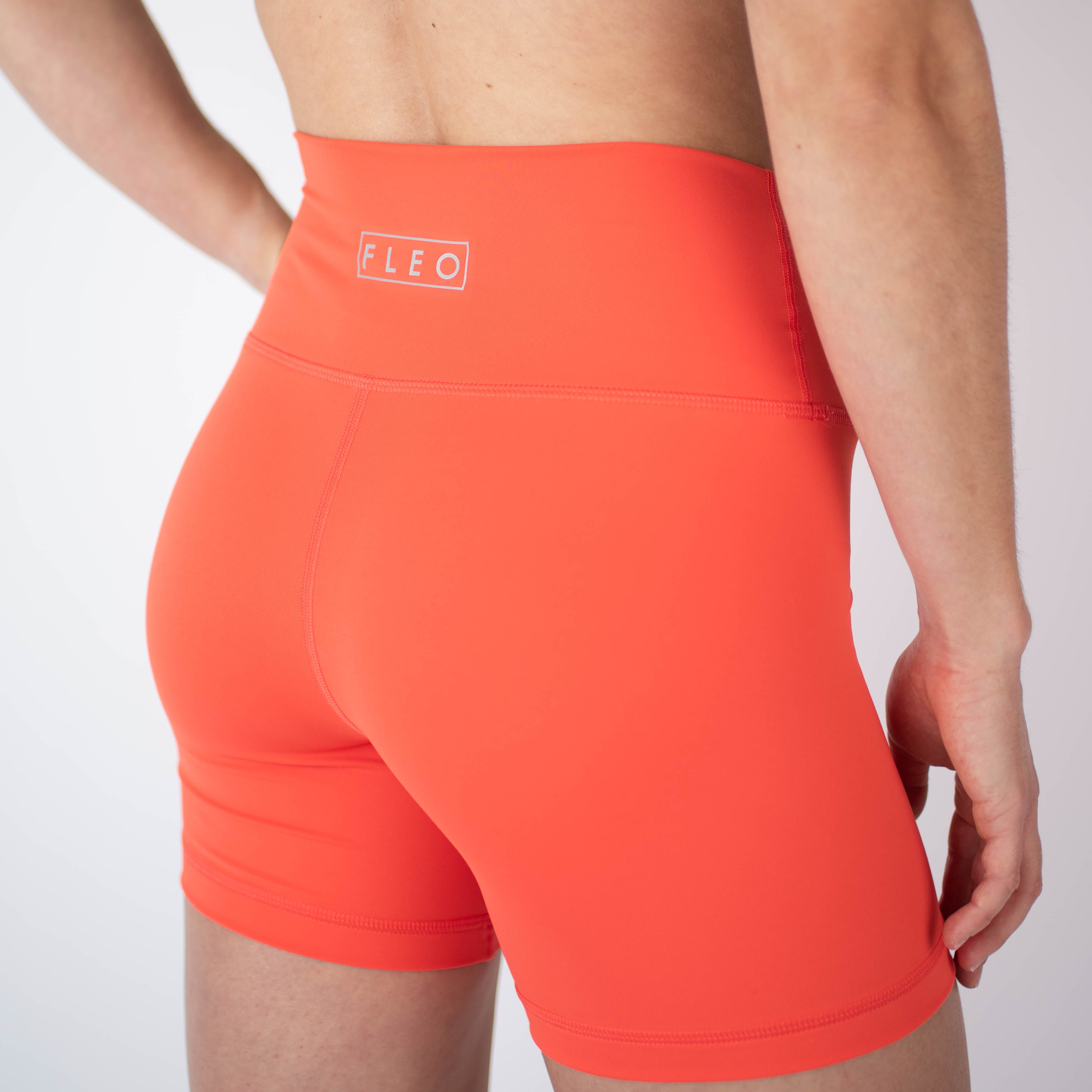 Orange 2025 biker shorts