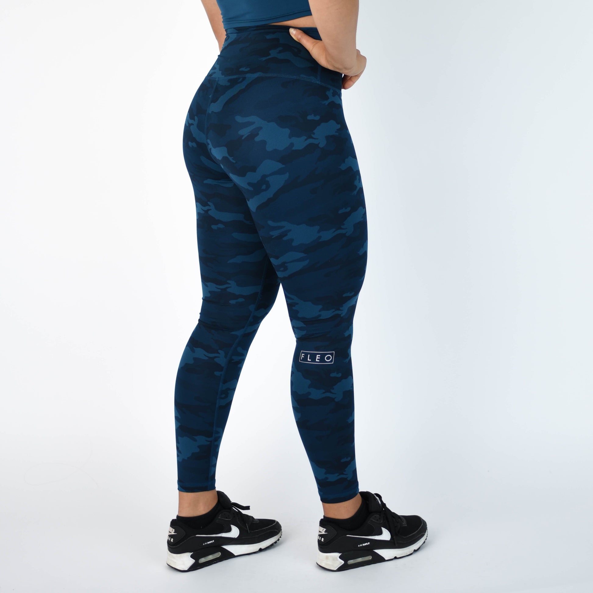 Felina Women's Athletic Pocket Legging 2 Pack (majolica Blue Storm