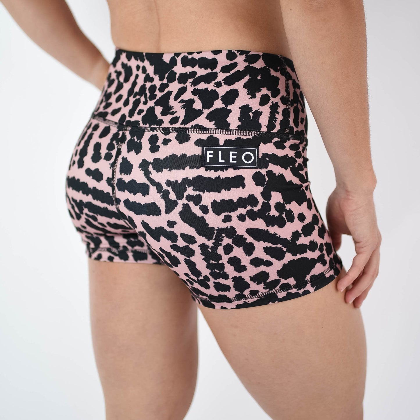 Leopard print cheap tight shorts