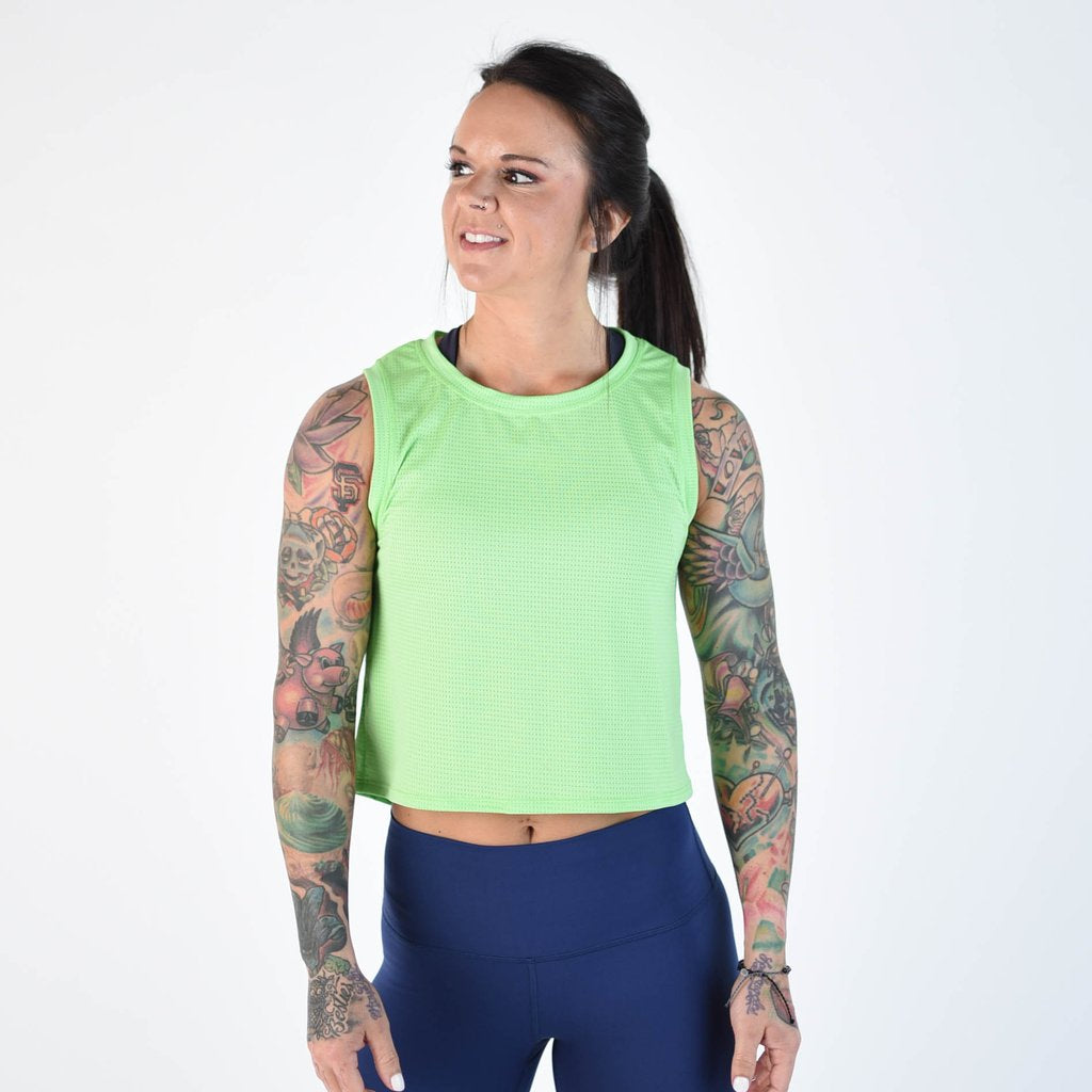 FLEO Dylan Muscle Crop - Sharp Green - 9 for 9