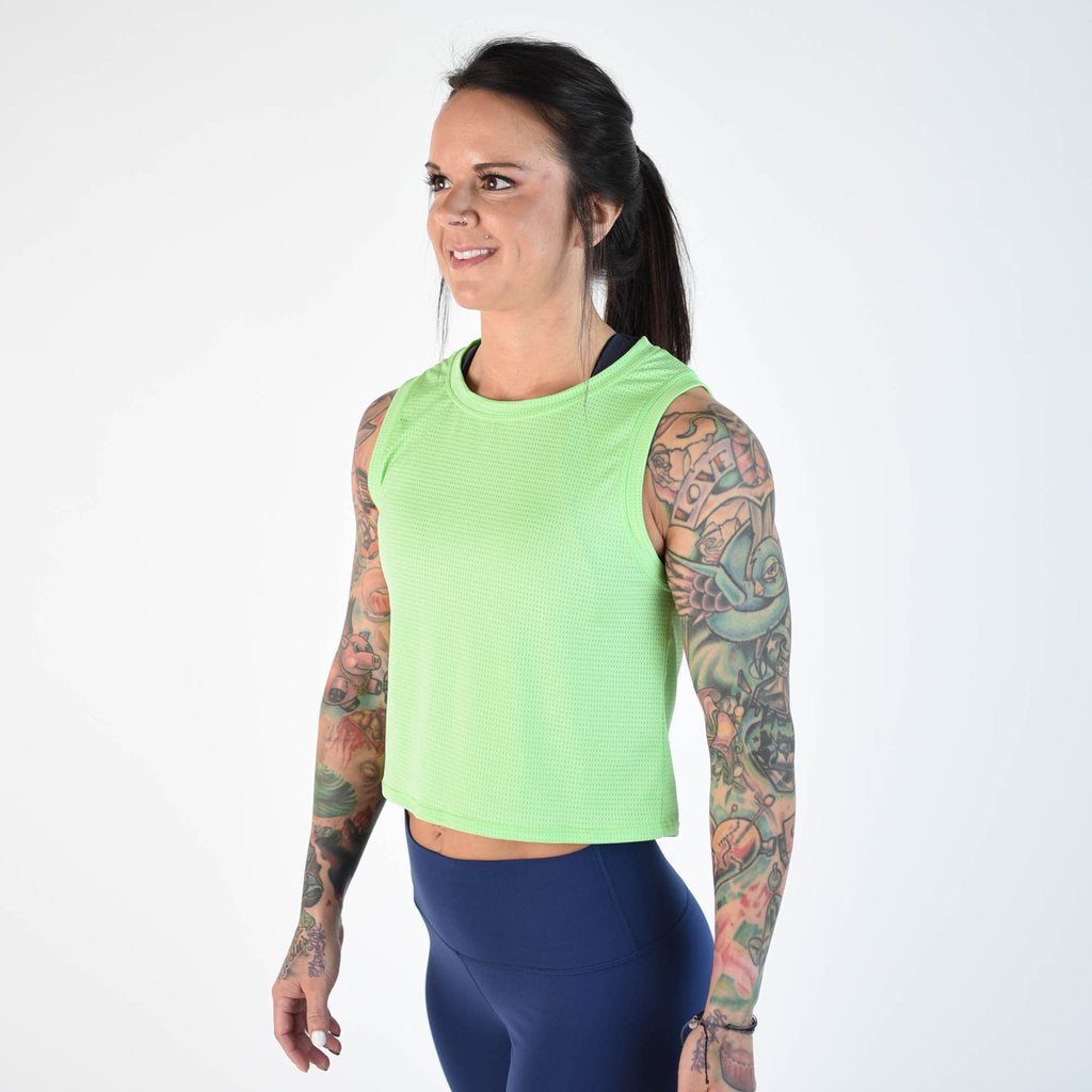FLEO Dylan Muscle Crop - Sharp Green - 9 for 9