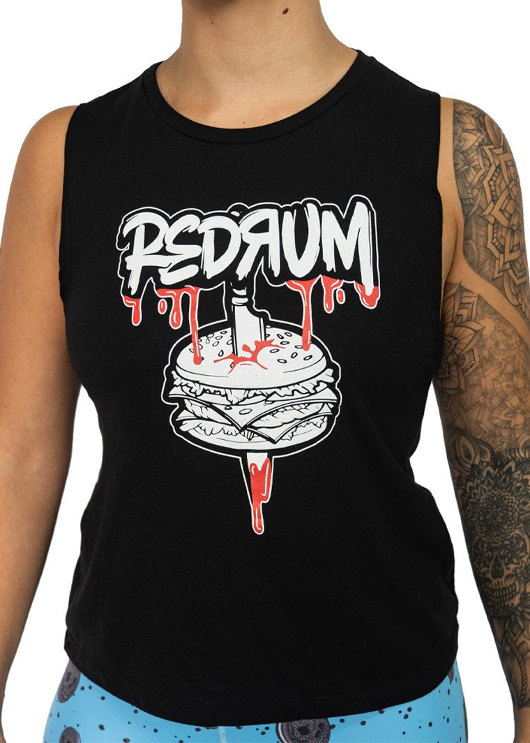Feed Me Fight Me Women's Redrum Muscle Tank - 9 for 9