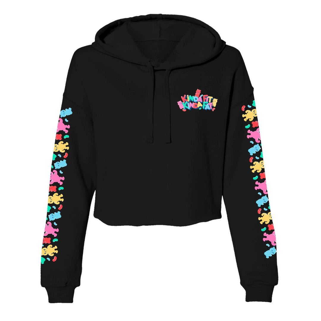 Kinda Fit Kinda Fat Gummy Thicc Cropped Hoodie