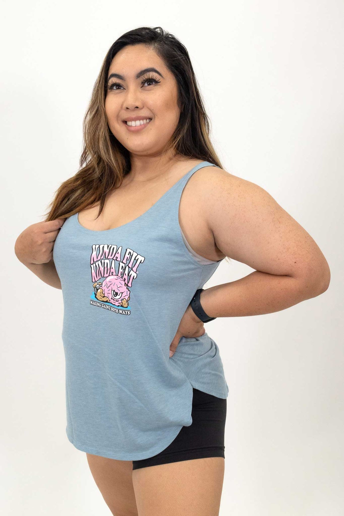 Kinda Fit Kinda Fat Kinda Caked Women's Tank