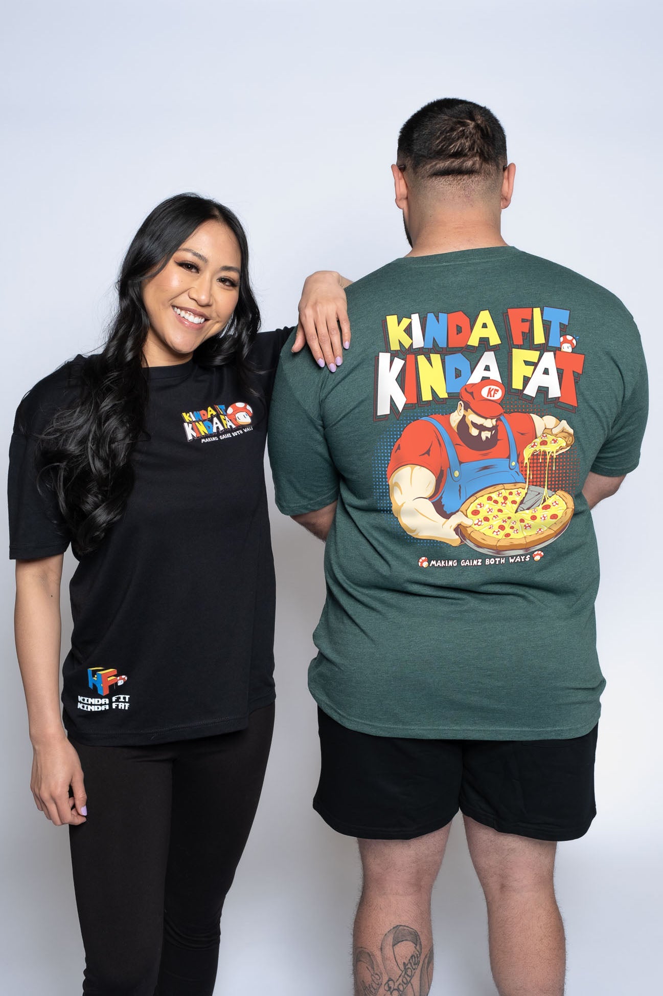 Kinda Fit Kinda Fat Let's-A Grow Tee (Green)