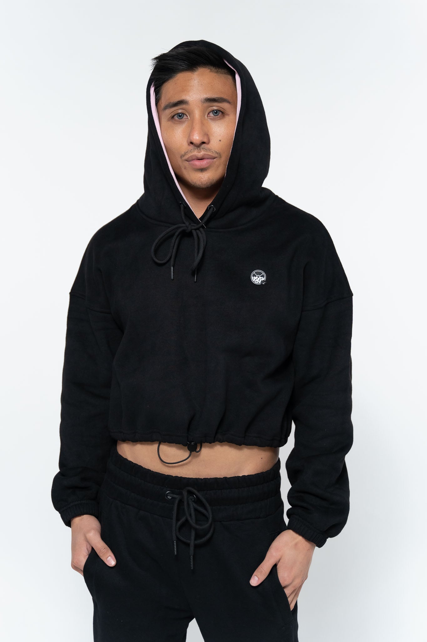 Open hotsell cropped hoodie