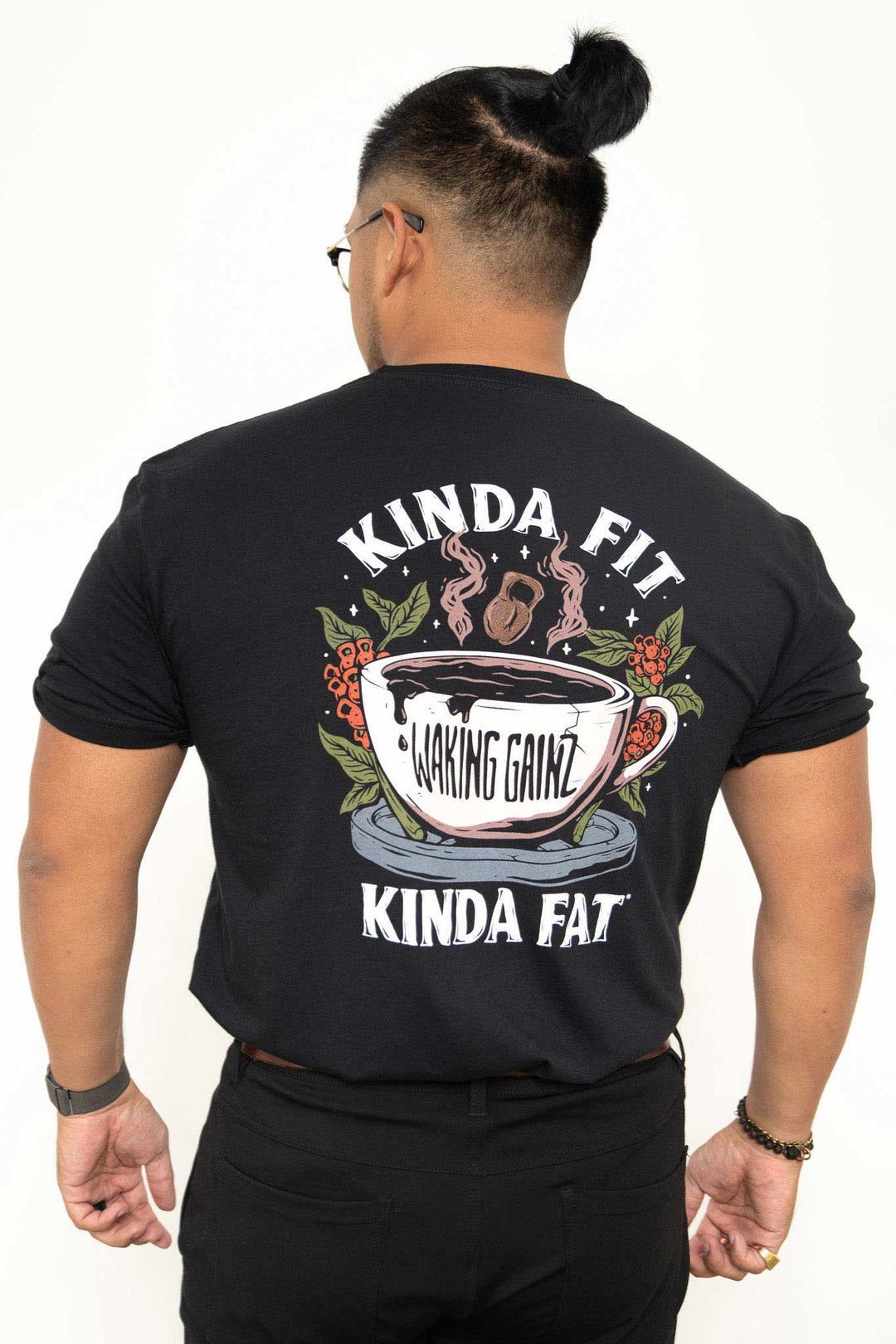 Kinda Fit Kinda Fat Waking Gainz Tee