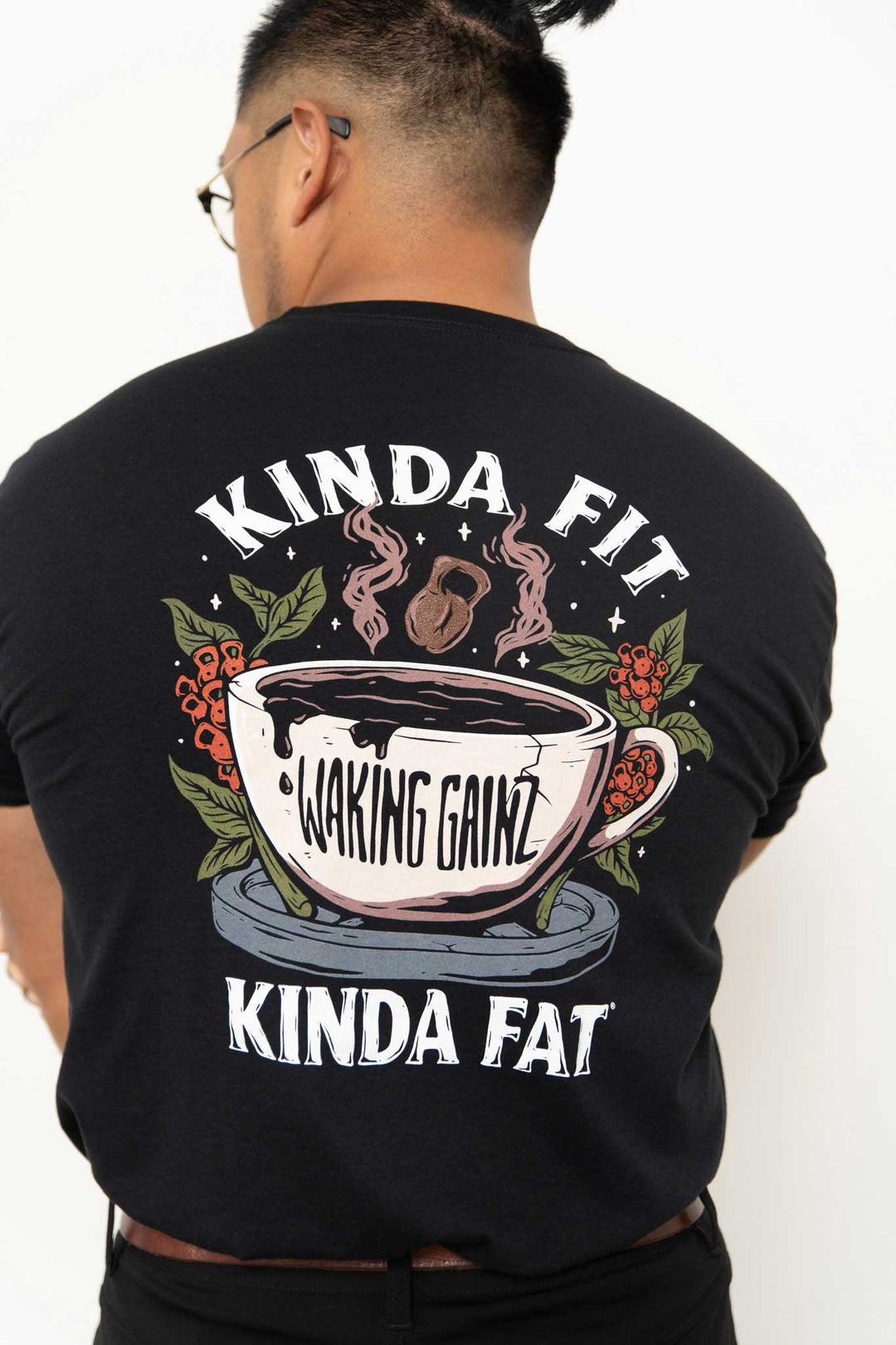 Kinda Fit Kinda Fat Waking Gainz Tee